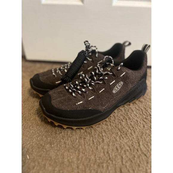 Keen Jasper Zionic Low Hiking Trail Shoes Java Birch Suede 1031487 Men's 12 NEW